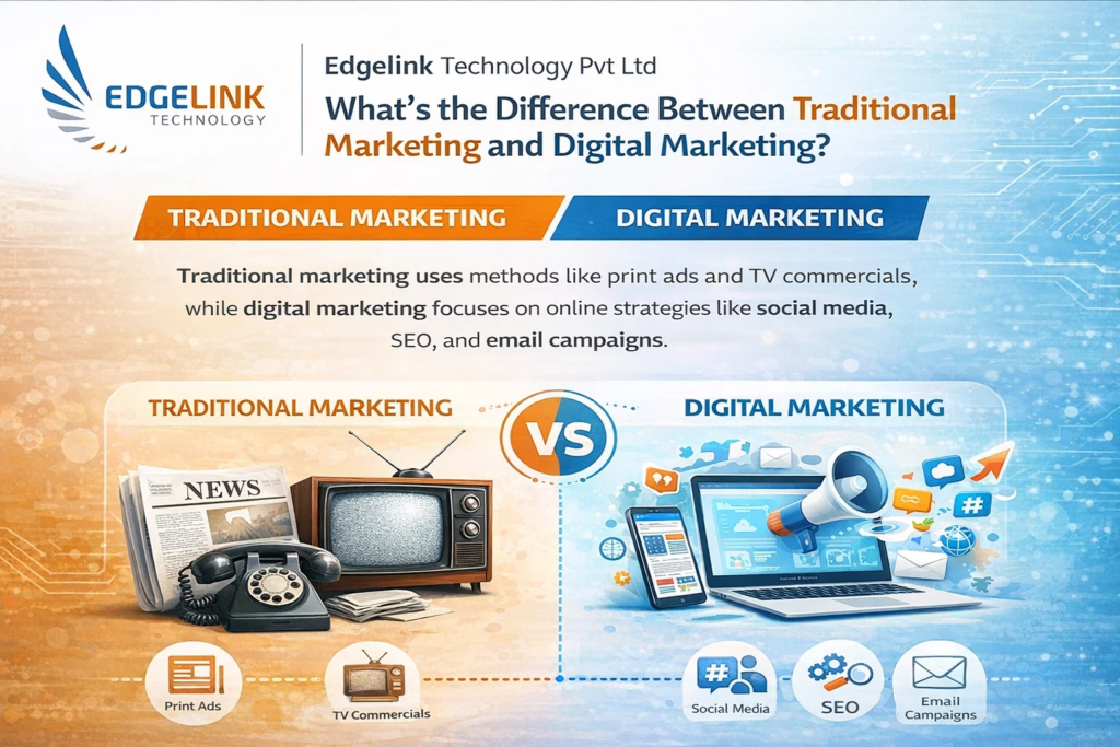 The Difference Between Traditional and Digital Marketing: A Strategic Guide