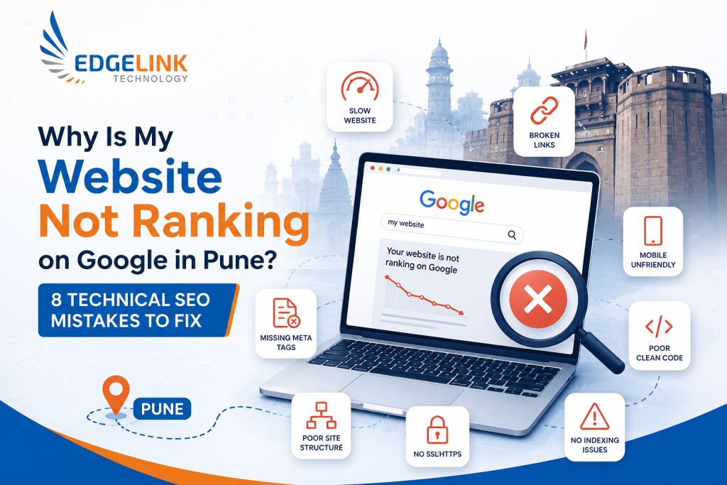 website not ranking Google Pune technical SEO
