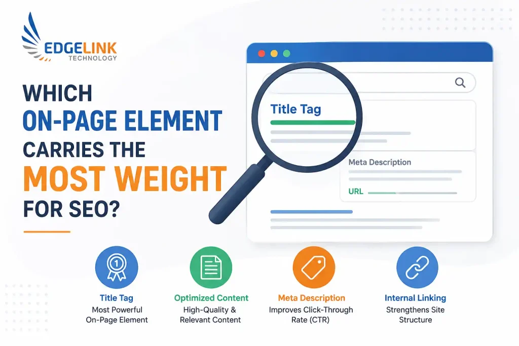 which on page element carries the most weight for seo